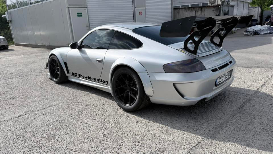 Porsche 996 Rear Widebody Fender Flares // GT3 RSR Style // Wide Nation
