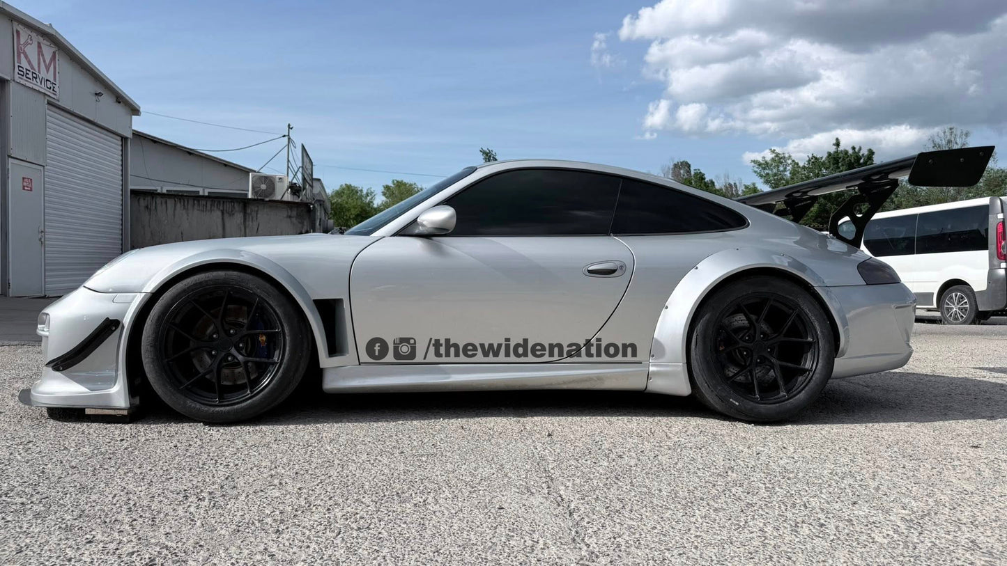 Porsche 996 Rear Widebody Fender Flares // GT3 RSR Style // Wide Nation