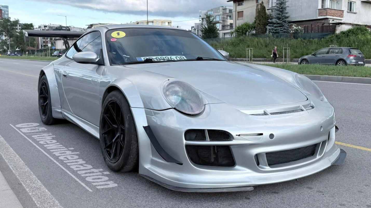 Porsche 996 Rear Widebody Fender Flares // GT3 RSR Style // Wide Nation