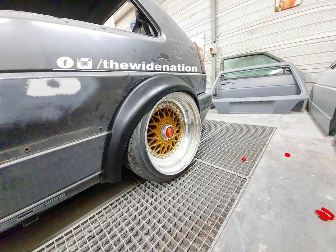 GOLF & JETTA MK2 Fender Flares Kit // Wide Nation