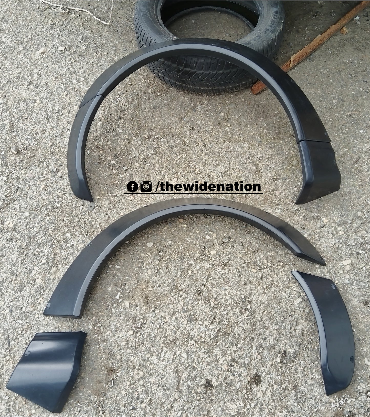 Porsche 996 Rear Widebody Fender Flares // GT3 RSR Style // Wide Nation