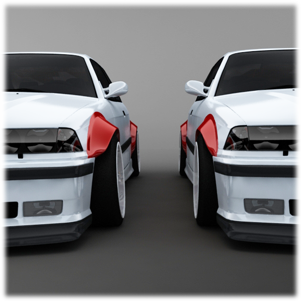 BMW E36 Fender Flares Kit // Wide Nation